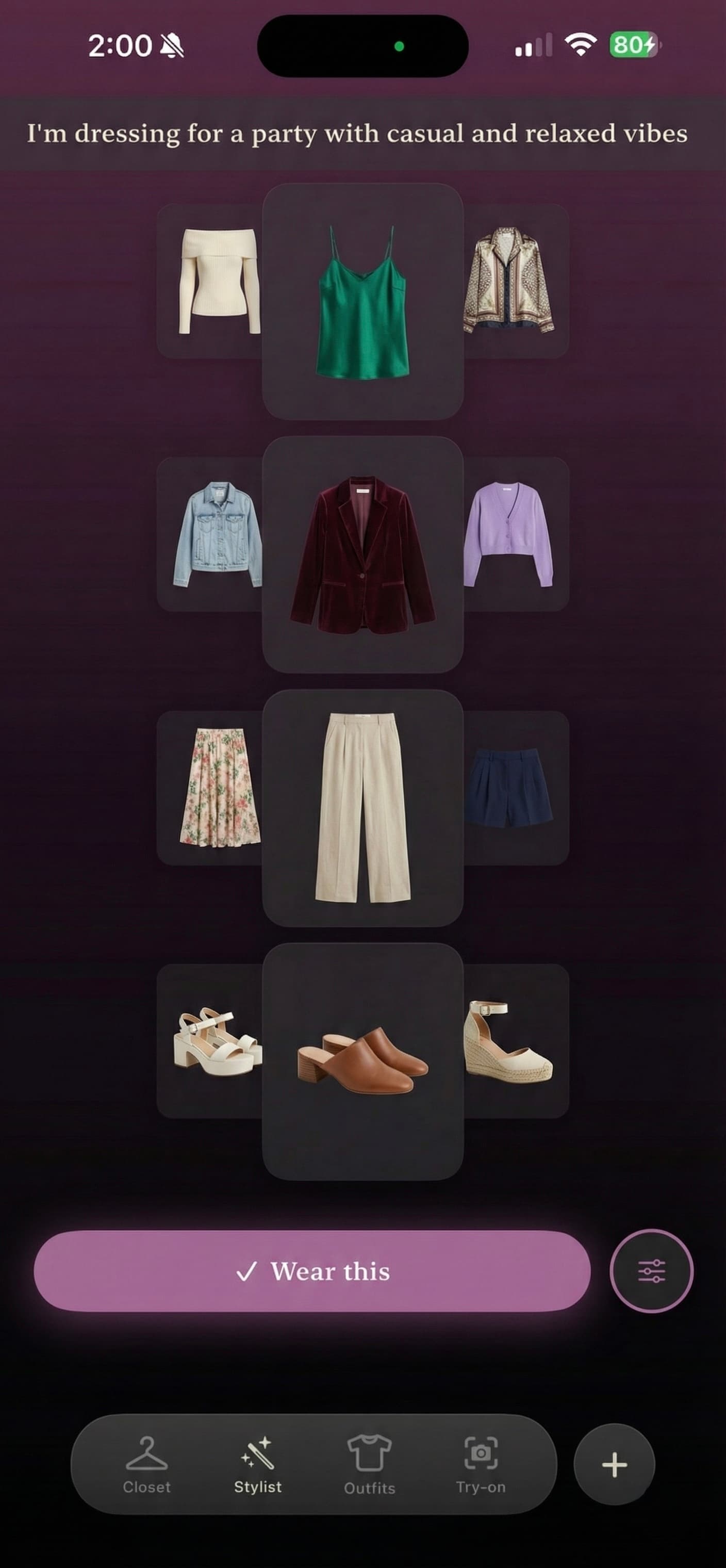 Outfit Suggestions